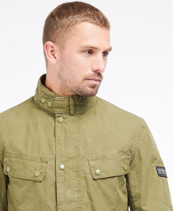 Barbour B.Intl Summer Wash Duke Jacket Dusky Green | BABO87463