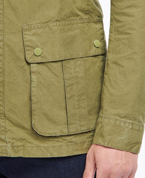 Barbour B.Intl Summer Wash Duke Jacket Dusky Green | BABO87463