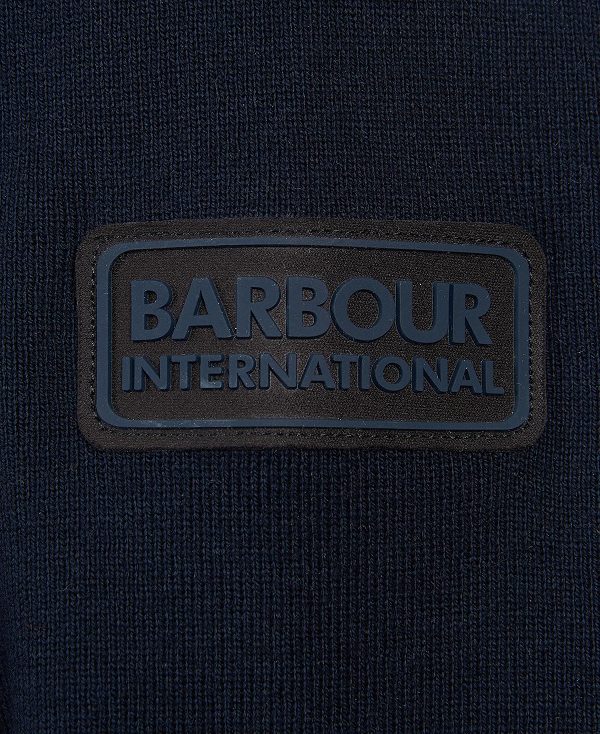 Barbour Baffle Quilted Sweatshirt Black | BABO88693