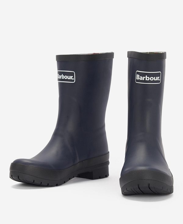 Barbour Banbury Wellington Boots Navy | BABO89917