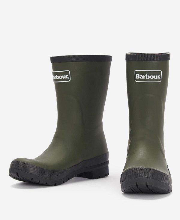 Barbour Banbury Wellington Boots Olive | BABO89916