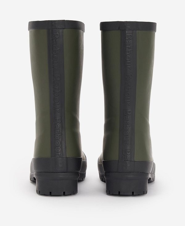 Barbour Banbury Wellington Boots Olive | BABO89916