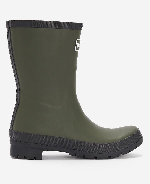 Barbour Banbury Wellington Boots Olive | BABO89916