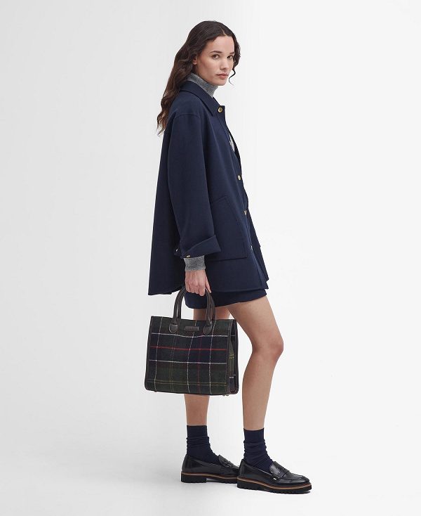 Barbour Barrhill Tartan Tote Bag Classic Tartan | BABO89984