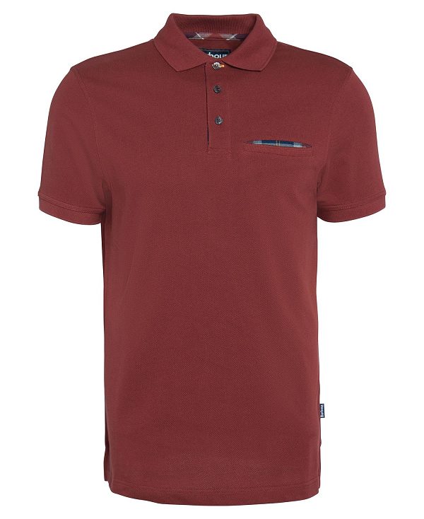 Barbour Barwick Polo Shirt Red | BABO88060