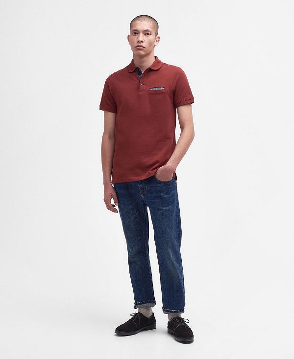 Barbour Barwick Polo Shirt Red | BABO88060