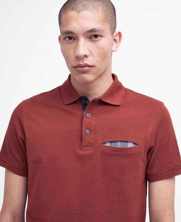 Barbour Barwick Polo Shirt Red | BABO88060