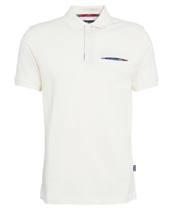 Barbour Barwick Polo Shirt White | BABO88120