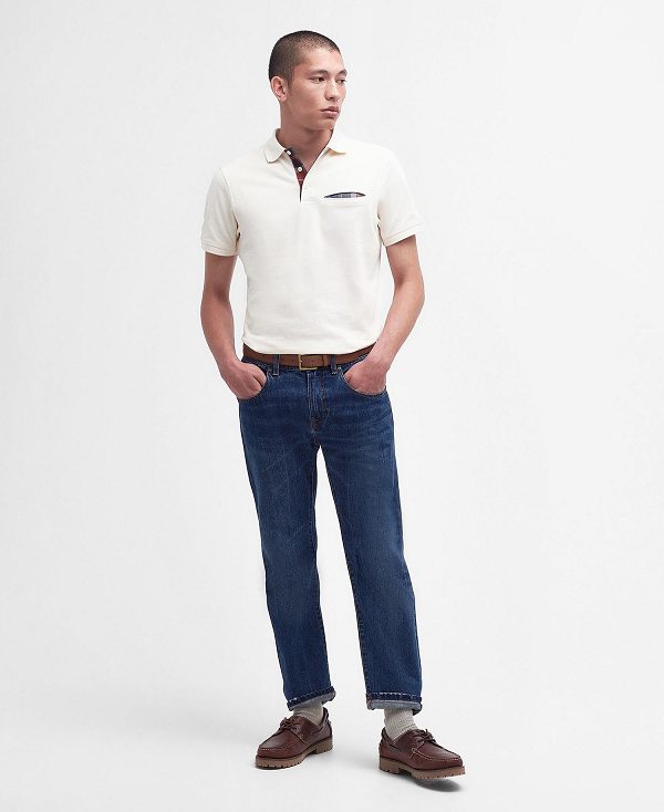 Barbour Barwick Polo Shirt White | BABO88120