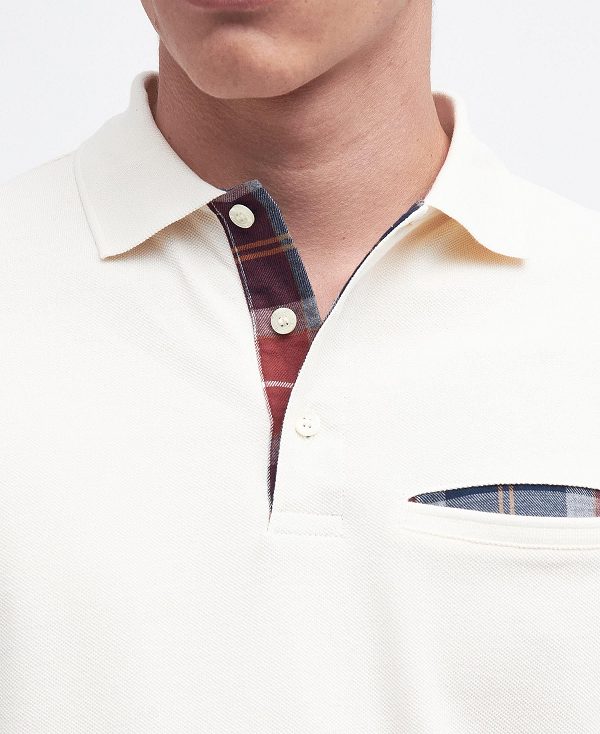 Barbour Barwick Polo Shirt White | BABO88120