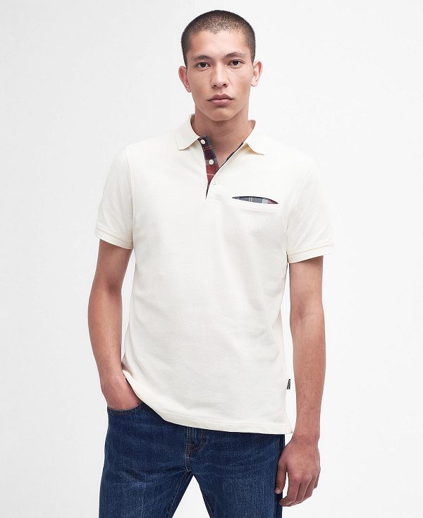 Barbour Barwick Polo Shirt White | BABO88120