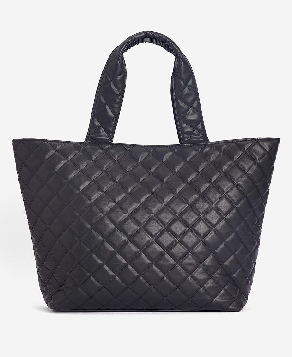 Barbour Battersea Tote Bag Classic Black | BABO89959