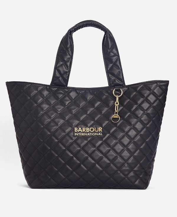 Barbour Battersea Tote Bag Classic Black | BABO89959