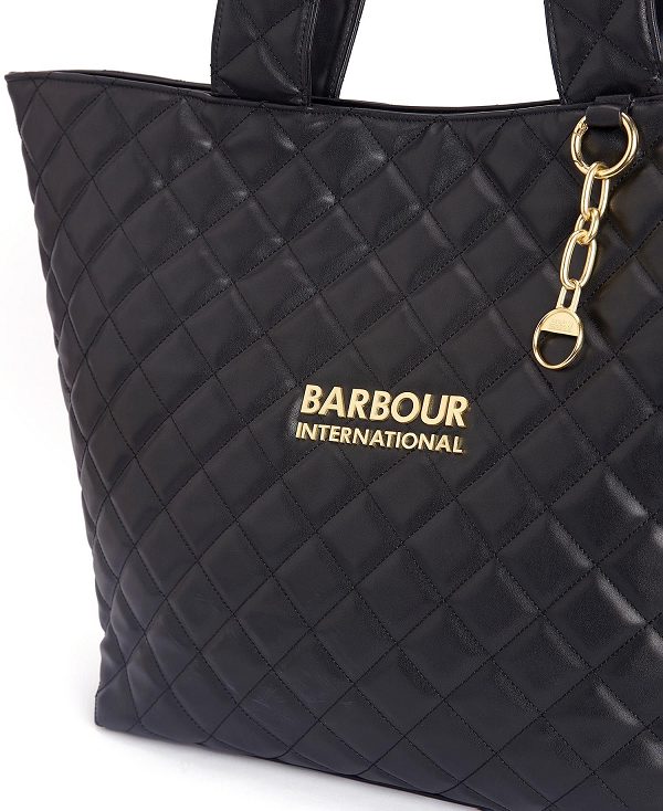 Barbour Battersea Tote Bag Classic Black | BABO89959