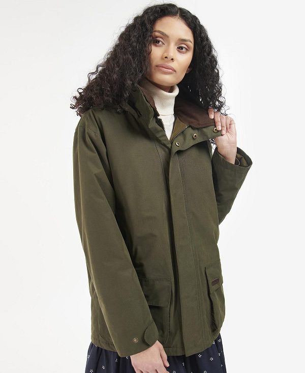 Barbour Beaconsfield Waterproof Jacket Olive | BABO89396