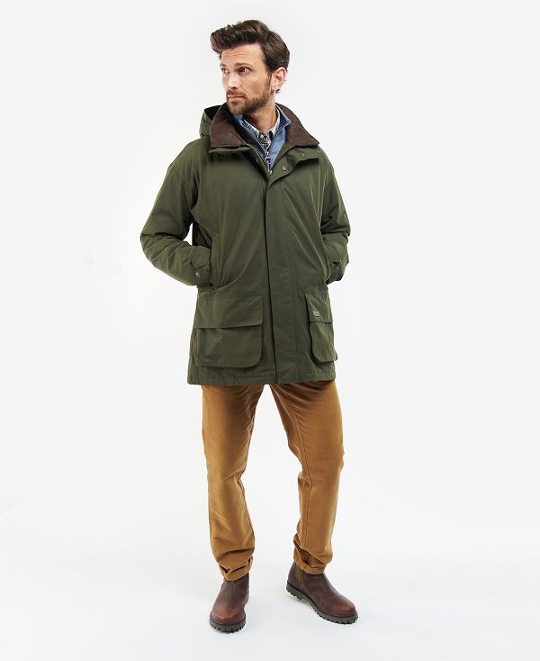 Barbour Beaconsfield Waterproof Jacket Olive | BABO87401