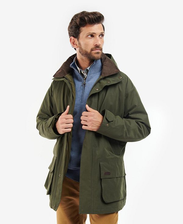 Barbour Beaconsfield Waterproof Jacket Olive | BABO87401