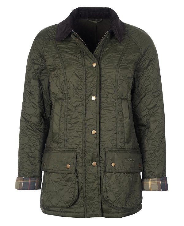 Barbour Beadnell Polarquilt Jacket Olive | BABO89326