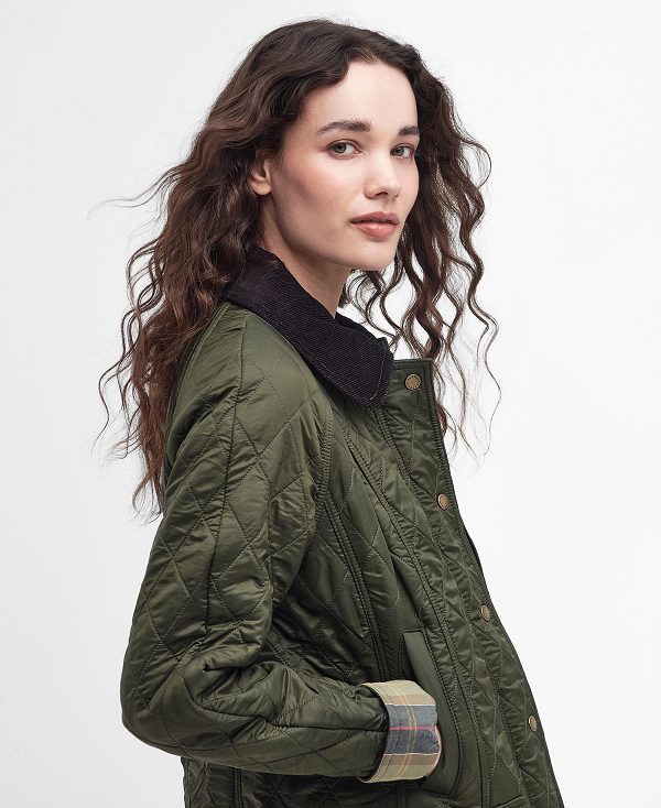 Barbour Beadnell Polarquilt Jacket Olive | BABO89326