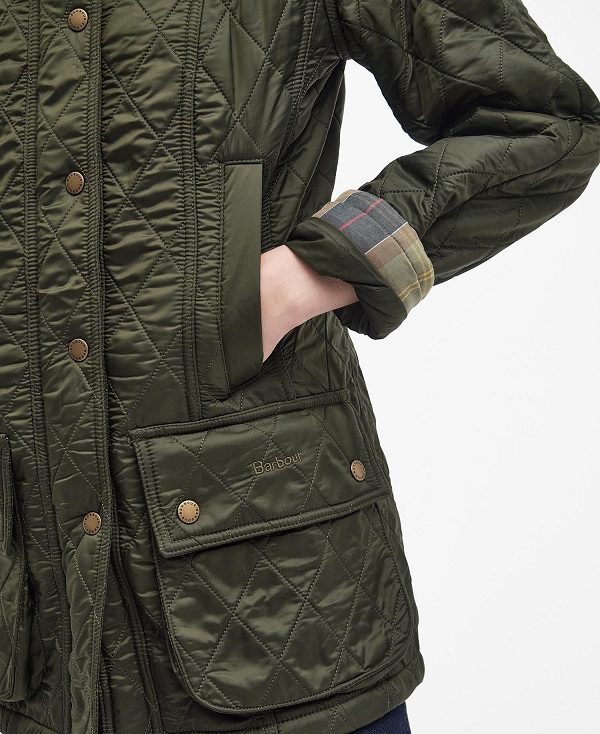 Barbour Beadnell Polarquilt Jacket Olive | BABO89326