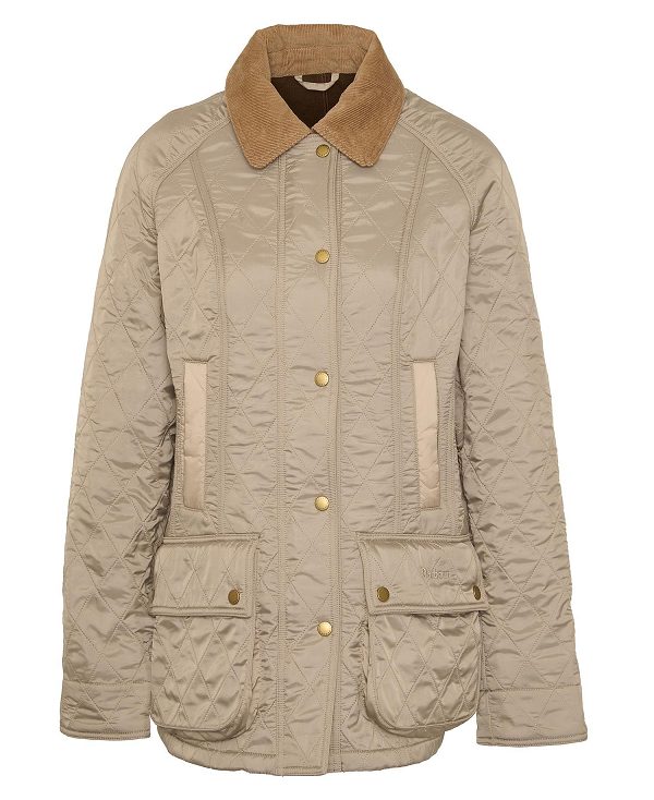 Barbour Beadnell Polarquilt Jacket Sand Dune/Brown | BABO89325