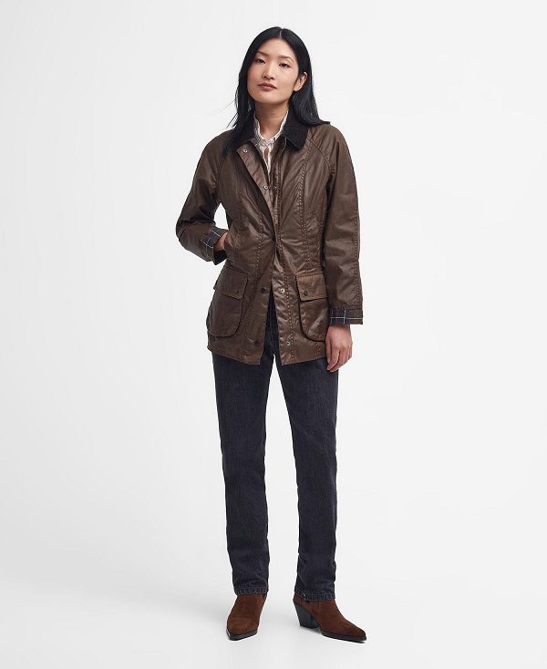 Barbour Beadnell® Waxed Jacket Bark | BABO89195