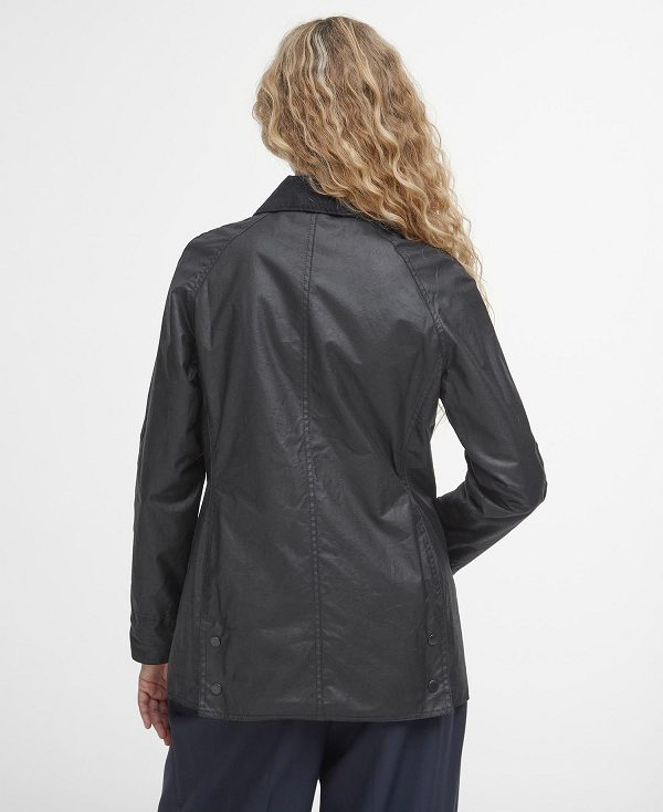 Barbour Beadnell® Waxed Jacket Black | BABO89188