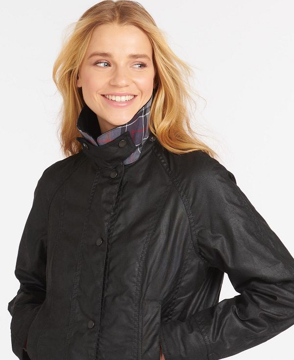 Barbour Beadnell® Waxed Jacket Black | BABO89188