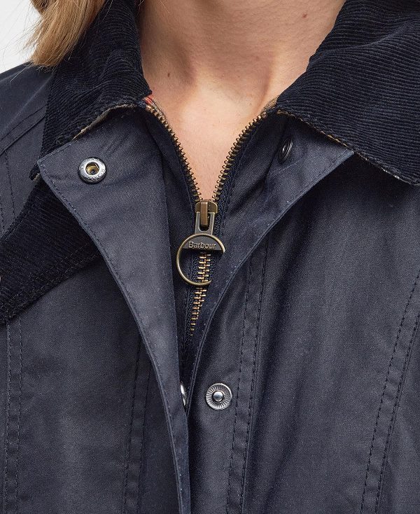 Barbour Beadnell® Waxed Jacket Navy | BABO89181