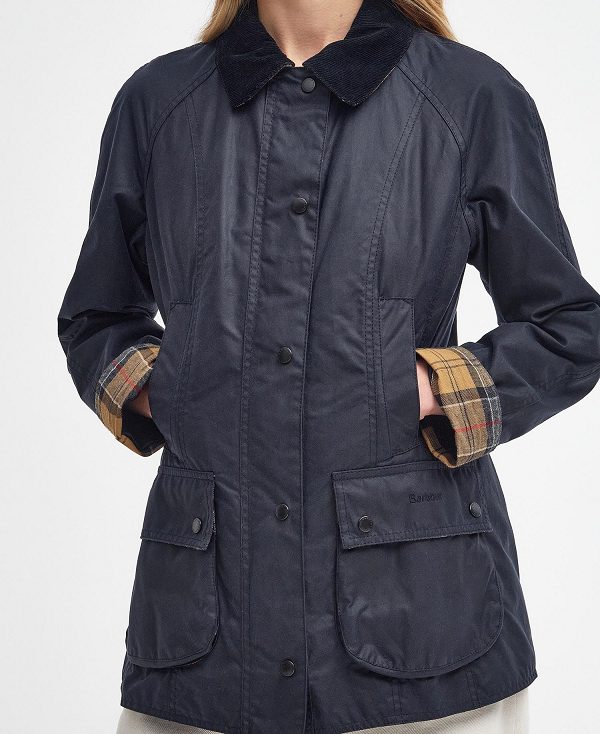 Barbour Beadnell® Waxed Jacket Navy | BABO89181