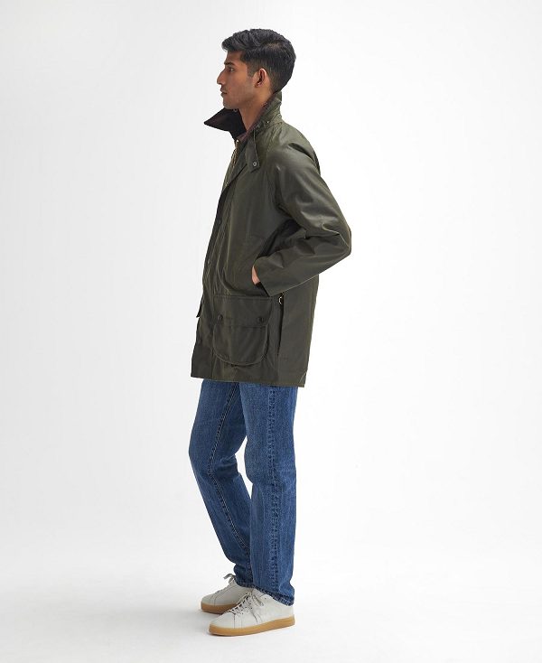 Barbour Beaufort® Waxed Jacket Archive Olive | BABO87223