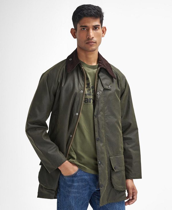 Barbour Beaufort® Waxed Jacket Archive Olive | BABO87223