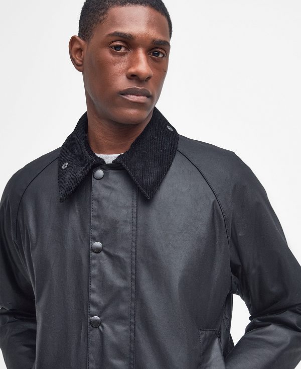 Barbour Beaufort® Waxed Jacket Black | BABO87171