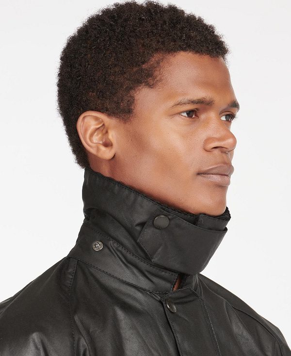 Barbour Beaufort® Waxed Jacket Black | BABO87171