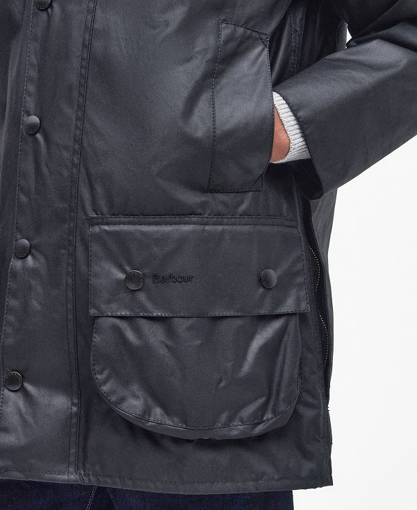 Barbour Beaufort® Waxed Jacket Black | BABO87171