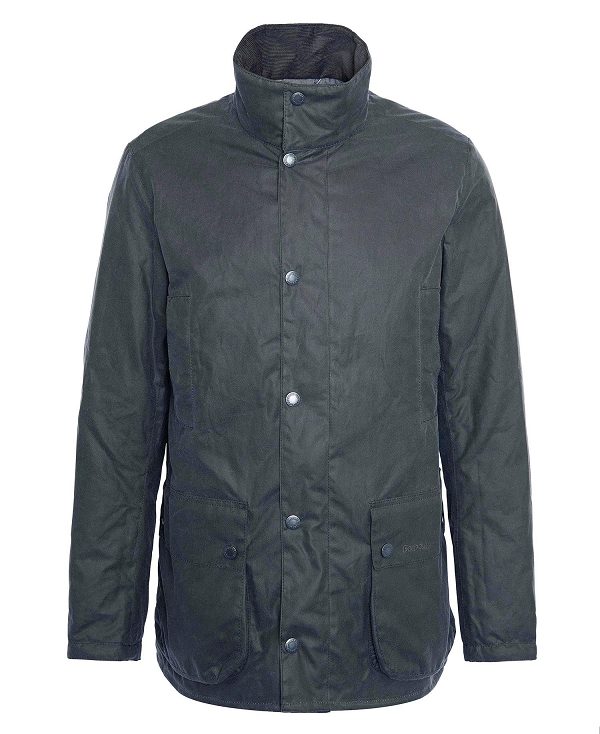 Barbour Beaufort Waxed Mac Classic Grey | BABO87268