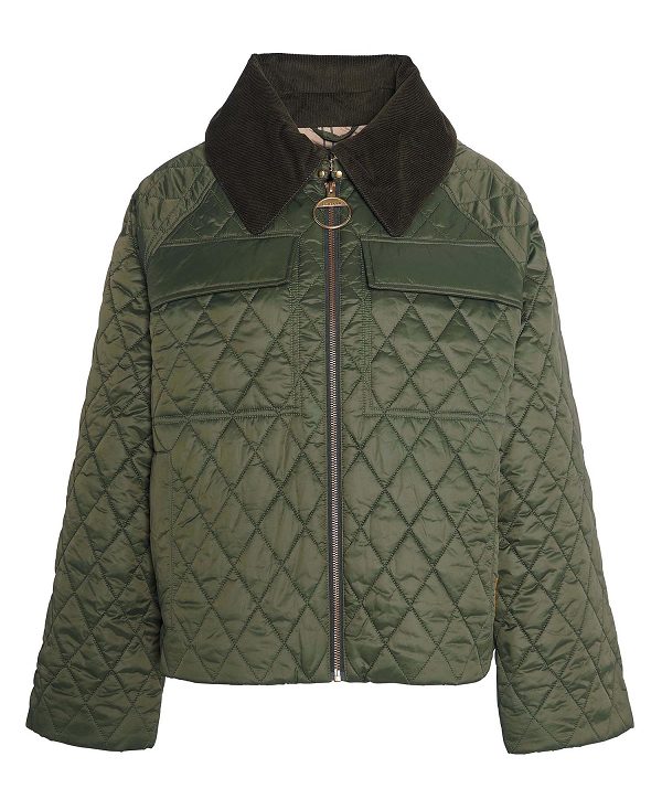 Barbour Beauly Quilted Jacket Olive/Ancient | BABO89362