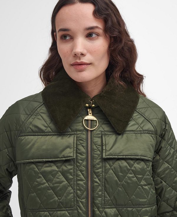 Barbour Beauly Quilted Jacket Olive/Ancient | BABO89362