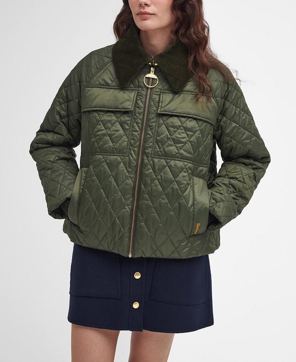 Barbour Beauly Quilted Jacket Olive/Ancient | BABO89362