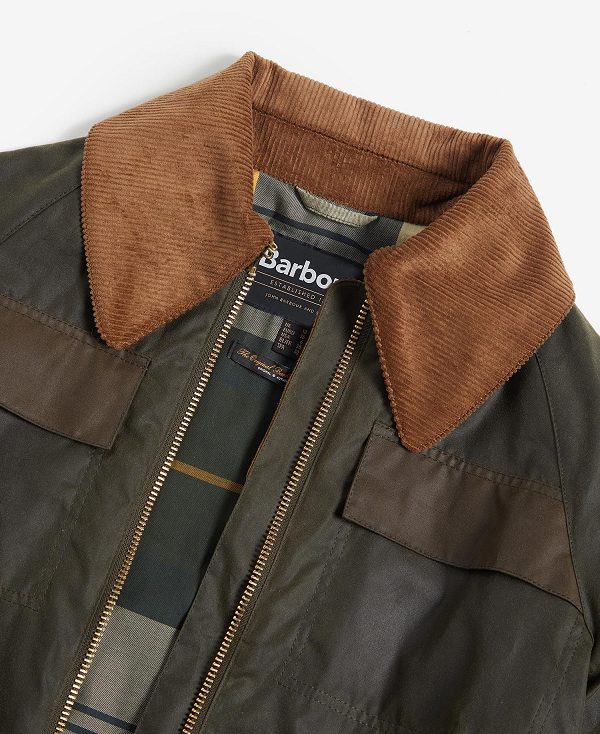 Barbour Beauly Waxed Jacket Archive Olive/Beech/Ancient | BABO89244