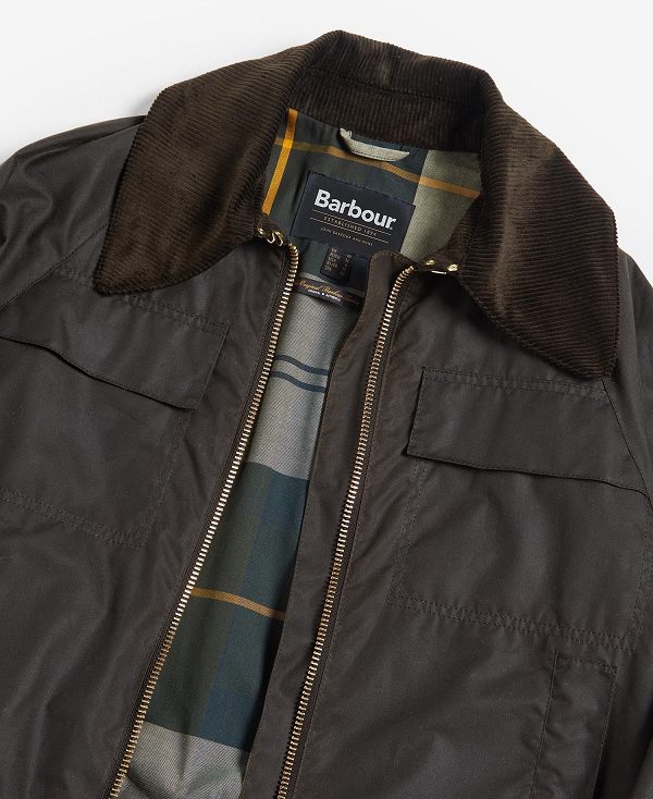 Barbour Beauly Waxed Jacket Olive/Ancient | BABO89214