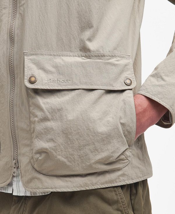 Barbour Beaumont Showerproof Jacket Concrete | BABO87429