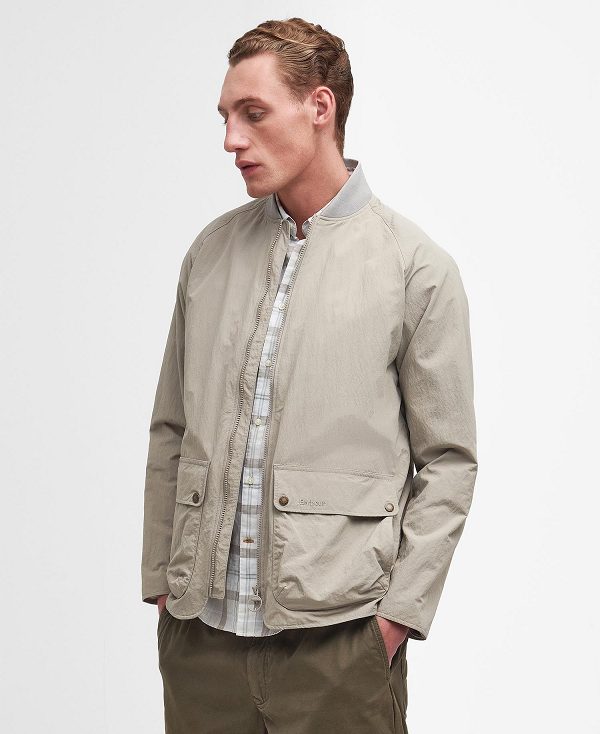 Barbour Beaumont Showerproof Jacket Concrete | BABO87429