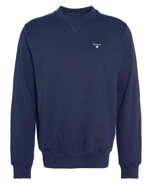 Barbour Beckhill Sweatshirt Classic Navy | BABO88478