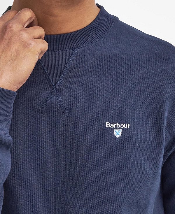 Barbour Beckhill Sweatshirt Classic Navy | BABO88478