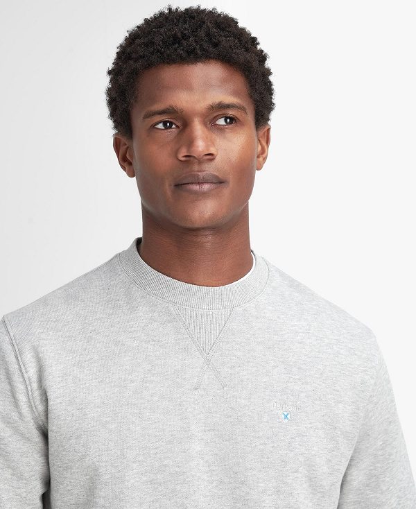 Barbour Beckhill Sweatshirt Grey | BABO88487