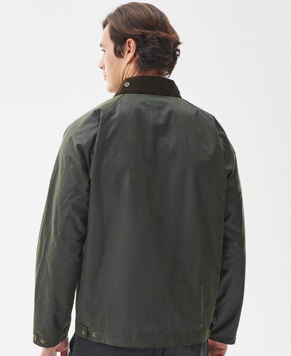 Barbour Bedale Short Wax Jacket Fern | BABO87222