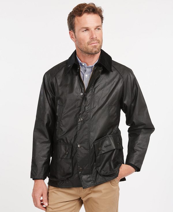 Barbour Bedale® Waxed Jacket Black | BABO87170