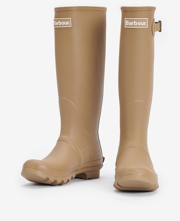 Barbour Bede Wellingtons Sandstone | BABO89938