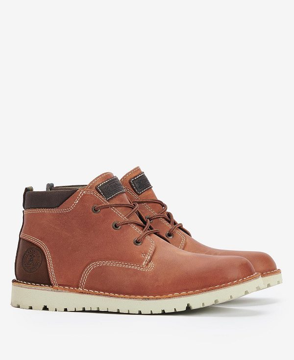 Barbour Bedrock Derby Boots Timber Tan | BABO88863